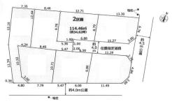 間取り　ご覧の物件は2区画です。